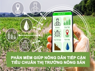 PHẦN MỀM GIÚP NÔNG DÂN TIẾP CẬN TIÊU CHUẨN THỊ TRƯỜNG NÔNG SẢN