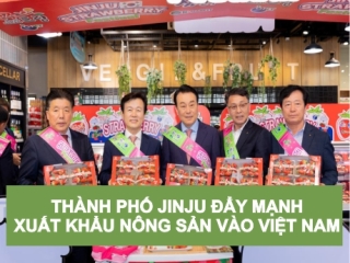THÀNH PHÓ JINJU ĐẨY MẠNH XUẤT KHẨU NÔNG SẢN VÀO VIỆT NAM